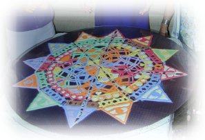 Sand Mandalas: Sand Mandala completed