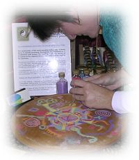 Creating a Sand Mandala