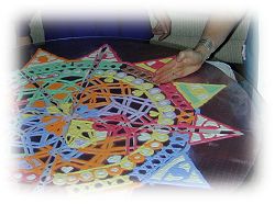 Creating a Sand Mandala